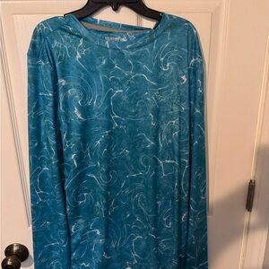 Reel Legends Blue Long Sleeve Tee